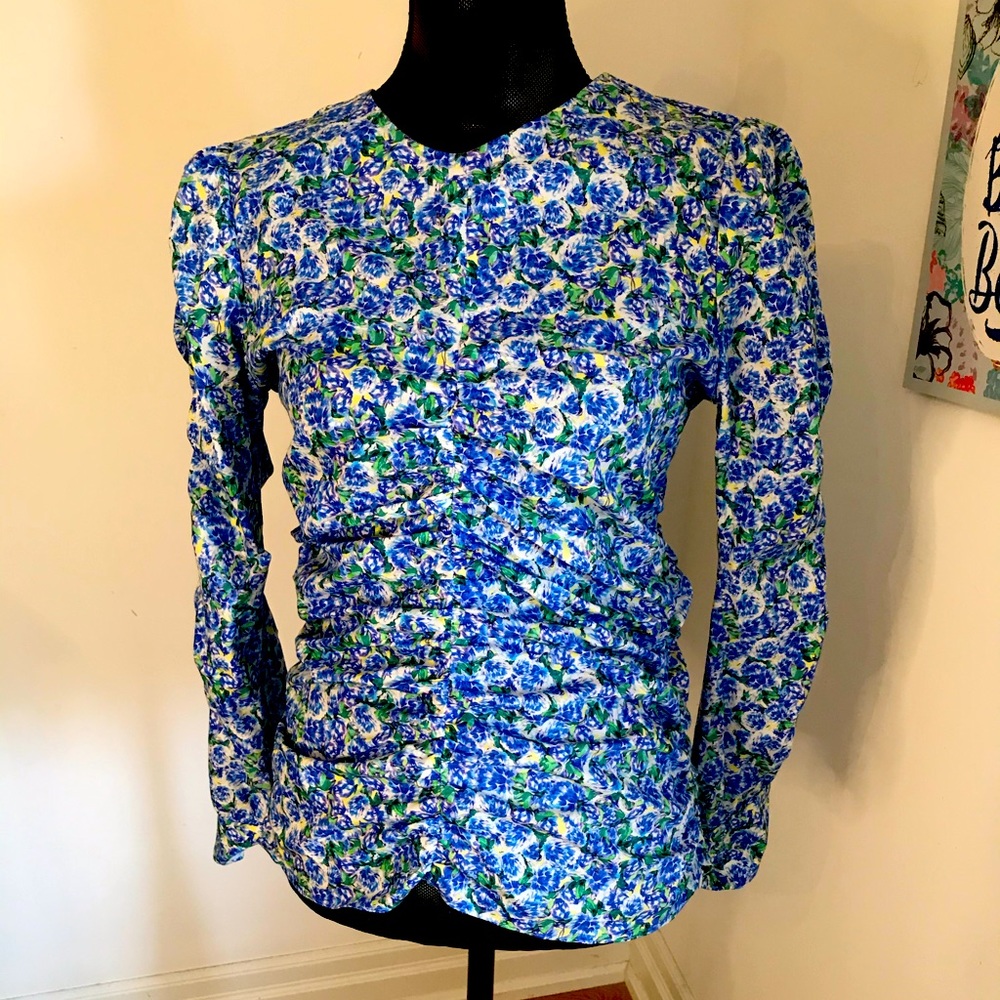 Ruffled Floral ZARA Blouse